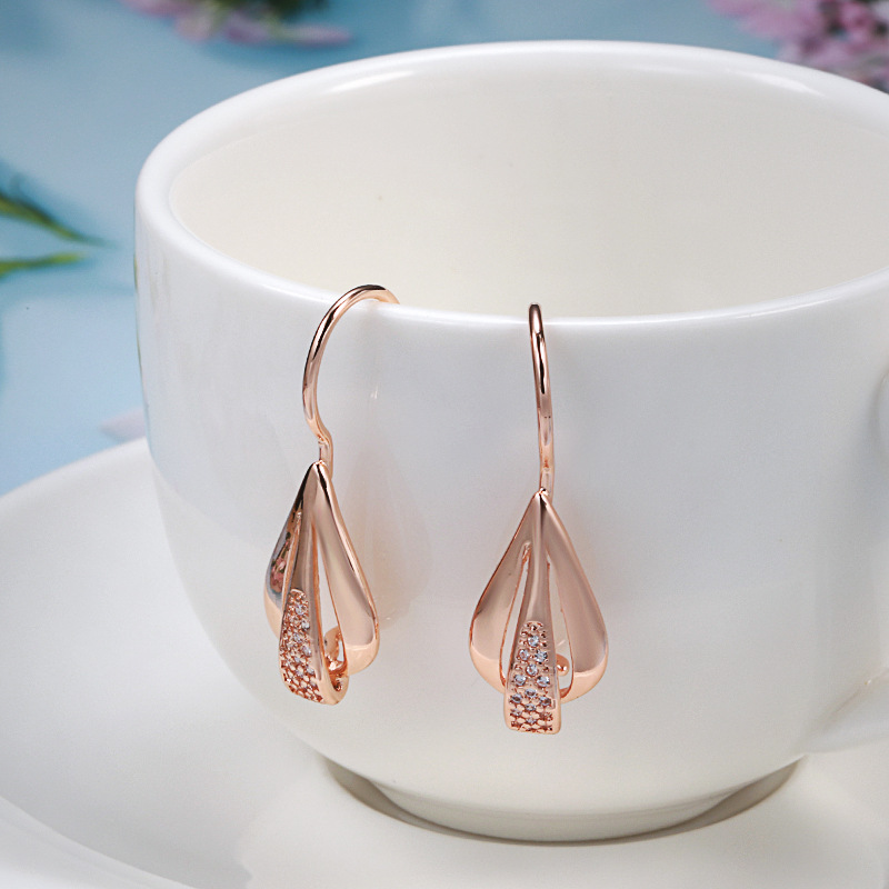 Glamorous Earrings with Gems