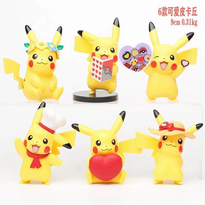 Слепой ящик 6 любовь спящая Pikachuka утка утка питомцы Pokémon ручная - сделанная украшения