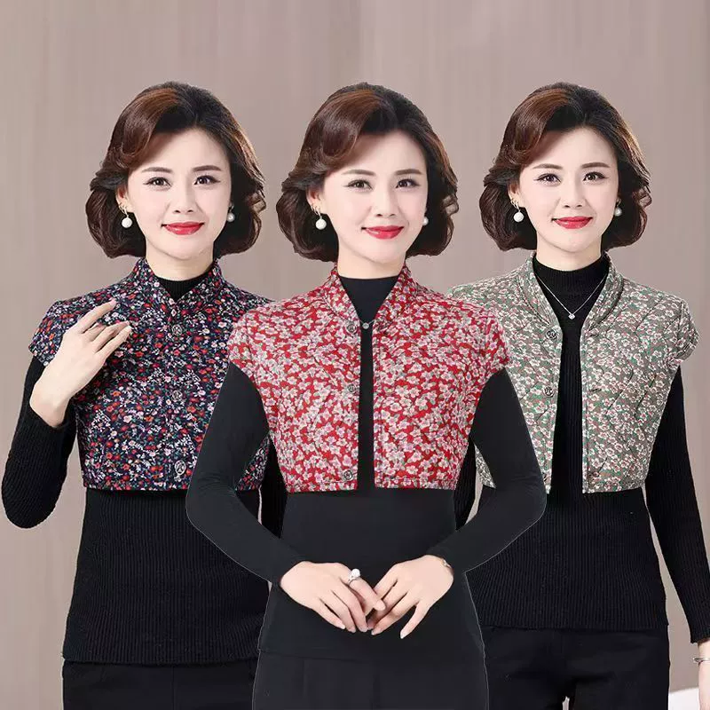 Верблюжий хлопок с короткими рукавами шаль зимой плюс бархат