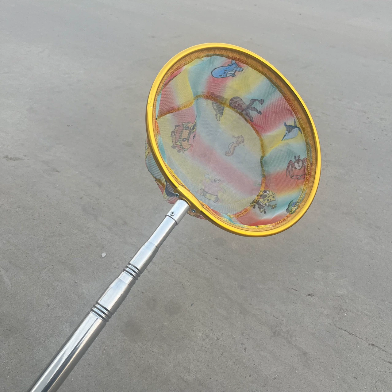 Handheld fishing net stainless steel, 70 cm