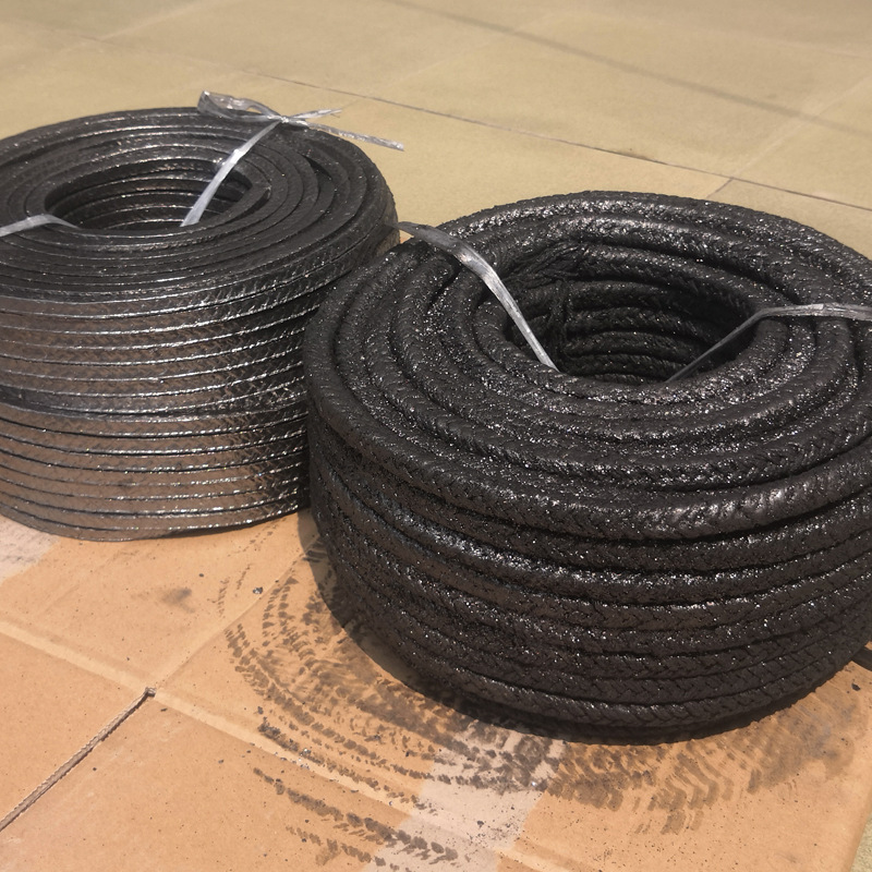油浸石棉盘根金属橡胶侵石墨绳水泵填料密封方绳厂家钢丝耐腐蚀