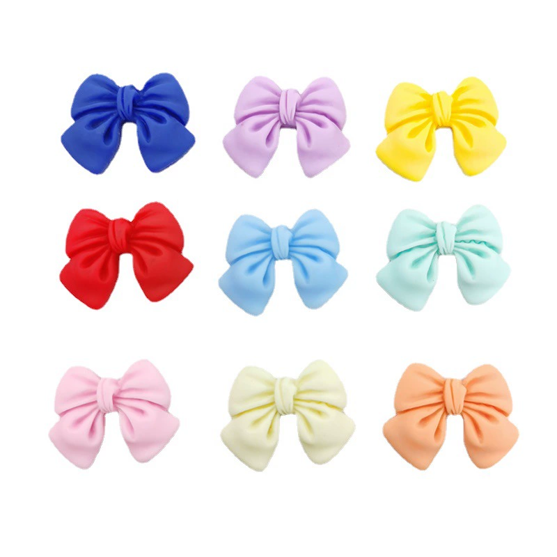 Matte bow tie with bow, accessories, hair rope, hairgrip, phone case, material handmade