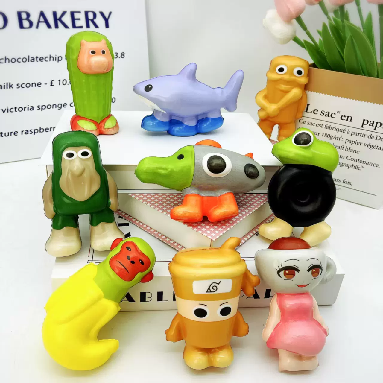 跨境爆款外国山海经捏捏乐木棍人抽象搞怪减压发泄PU玩具工厂直发