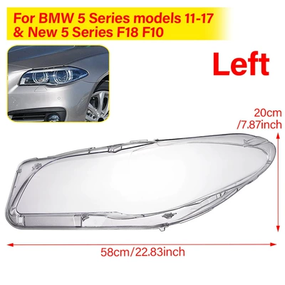 Headlight Shell Pc Transparent Cover, Fara qapaqları - original-quality-main-driver-left-without-glue-1