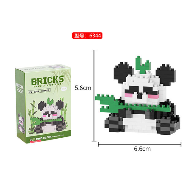 6344 Pandas en bambou