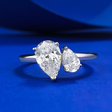 Ľ���錚�ճ����s��6*9mm���ΰ�荽�ָŮ925�yŮС���OӋŮ��ָ�h