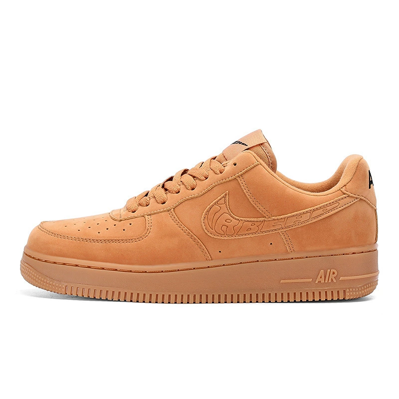 Nike Air Force 1: классические низкие кроссовки для мужчин и женщин, белые, повседневная обувь