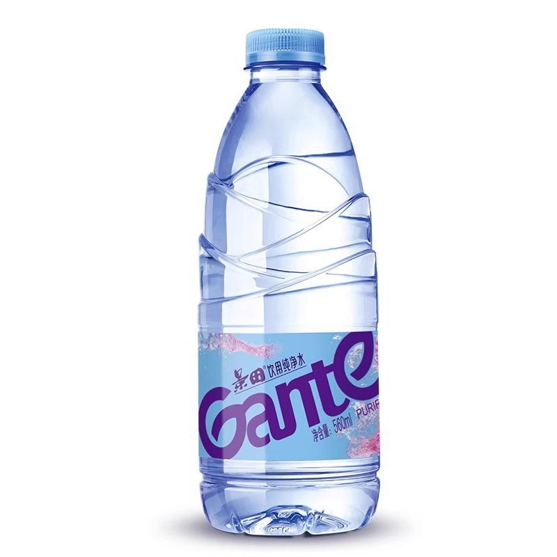 Jingtian Drinking Purified Water 560ml*24 Bottles Large Portable Package High-End Water Affordable Purified Water for Making Tea