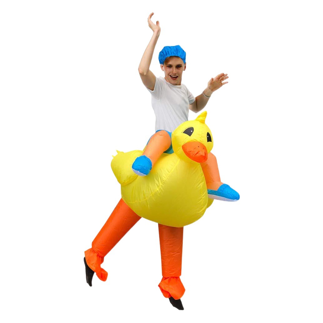 Halloween walking Riding amarillo ropa inflable ropa del día los niños campus actividad etapa creativa performance traje de