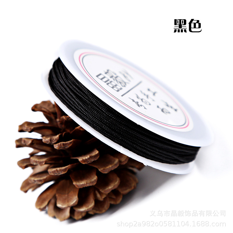 Fábrica directa 1mmA hilo Jade hilo DIY accesorios de joyería hechos a mano hilo trenzado hilo torcedura borla alambre lote