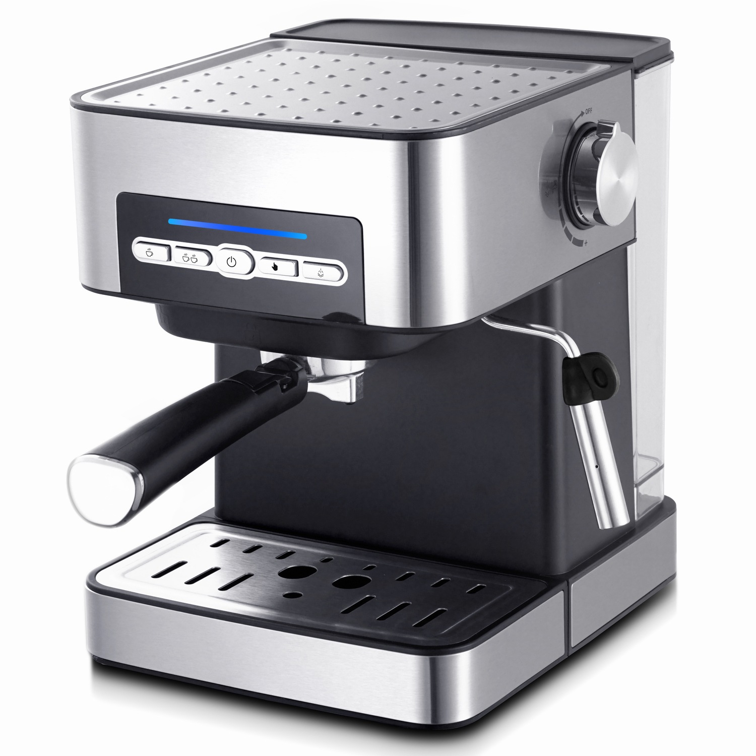 Máquina de café italiana semiautomática de 15bar, máquina de café casera, máquina de café de oficina