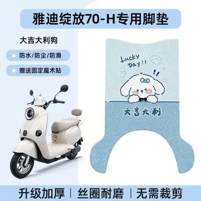 Loop Foot Mat Modern Bloom Electric vehicle foot mat