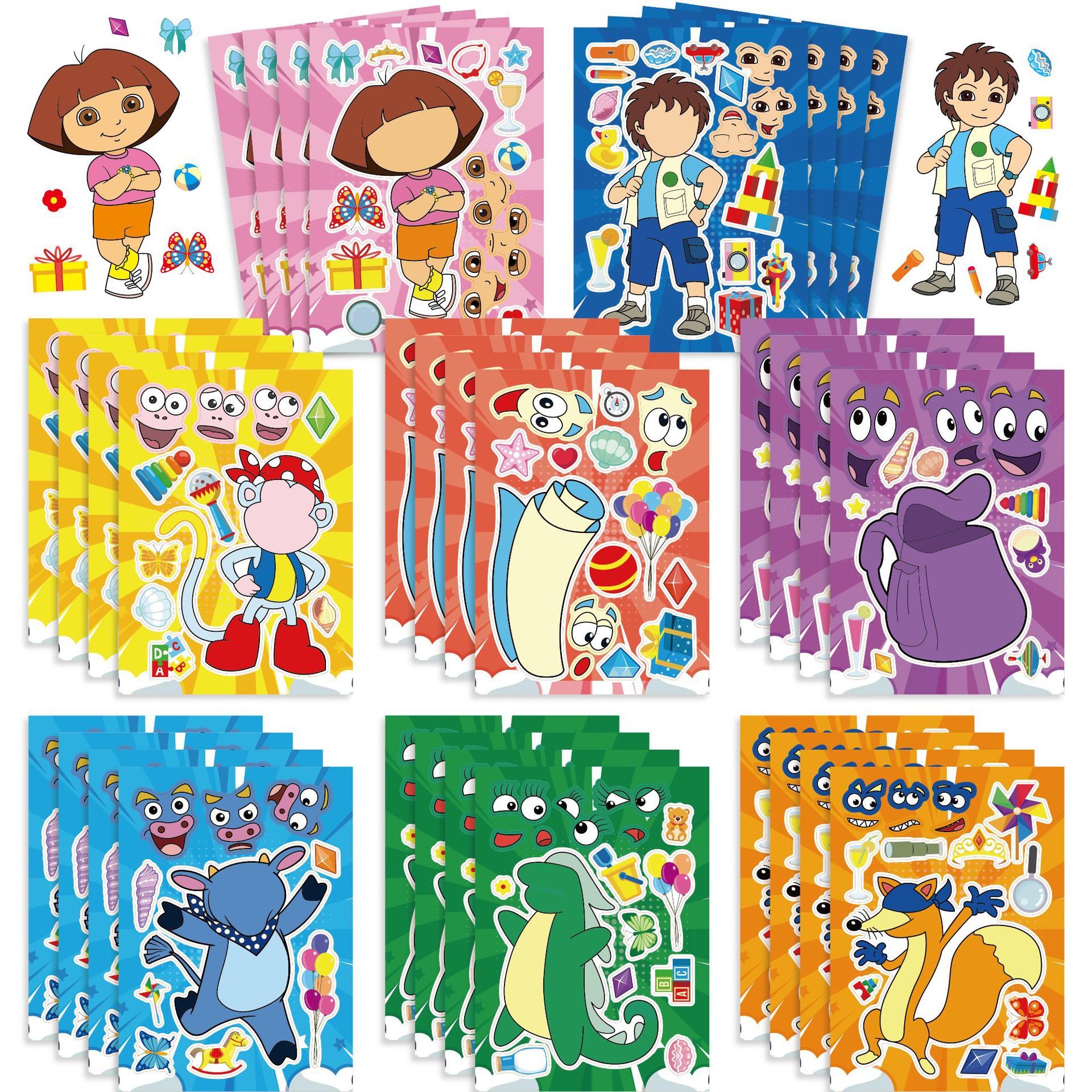 Children's cartoon interactive brainteaser