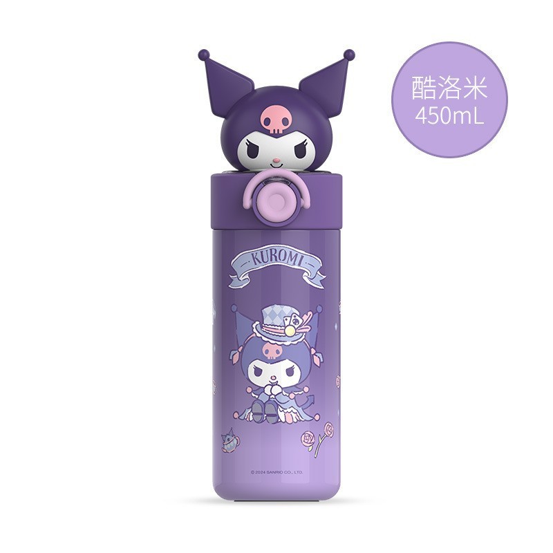 サンリオ ハローキティ 子供用魔法瓶カップ ポータブル ストローカップ 316 ステンレス鋼 高価値ウォーターカップ 学生カップ|undefined
