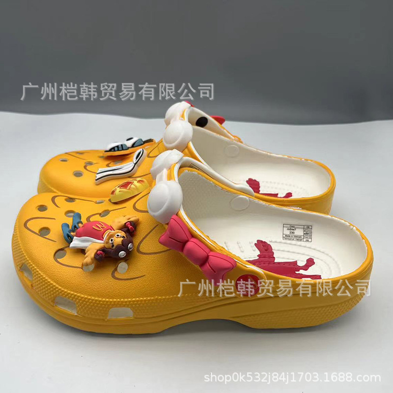 Shrek Superman zapatos de verano para niños zapatillas antideslizantes zapatillas de cabeza de niño gran playa image 4