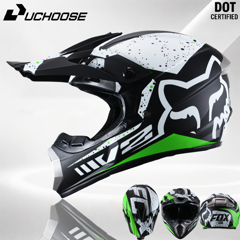 Teenager mountain off-road helmet, motorcycle full-face safety helmet, wear-resistant, sun-protective riding helmet