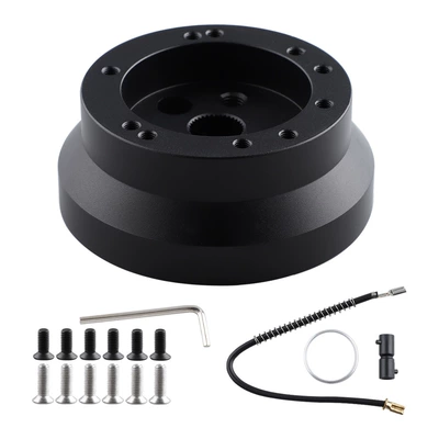 Cross-Border Hot-Selling 5 and 6 Hole Steering Wheel Base Adapter Suitable for Chevrolet Hub Adapter Hub (Sükan sisteminin digər hissələri) - matte-black