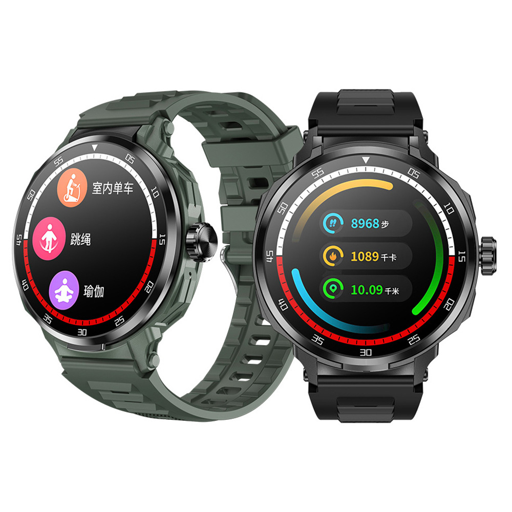 Huaqiangbei D11 auricular Bluetooth reloj inteligente dos en uno llamada Bluetooth frecuencia cardíaca presión arterial oxígeno en sangre ejercicio de salud