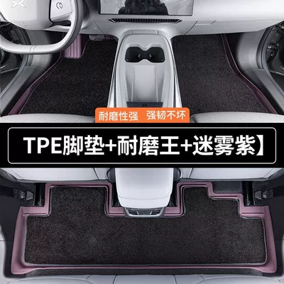 Universal Foot Pad — Suitable for Camry Floor Mats, Colorful - misty-purple-double-layer-tpe-foot-pad-wear-resistant-king-remarks-on-the-year-and-model-of-other-camry-models