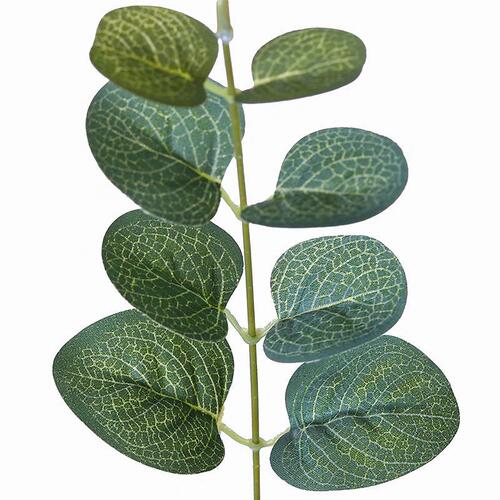 Cross-border fake flowers, artificial flower arrangements, green plant accessories, eucalyptus leaves, Nordic simulation single money leaves