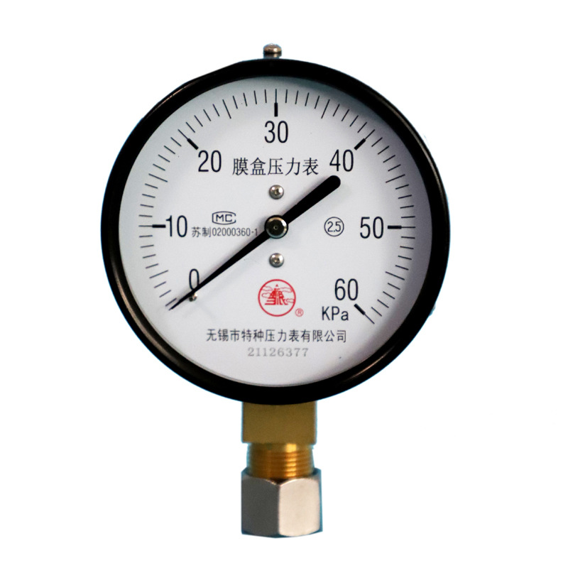 雪浪特种仪表 真空负压表Y100*-0.1-0/0.15/0.3/0.5/0.9Mpa