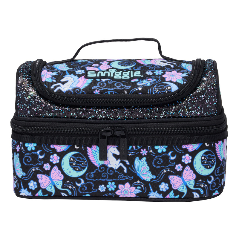 Australia smiggle doble capa Bento bolso caja de almuerzo niños de la escuela primaria BOLSA DE AISLAMIENTO impermeable bolsa de almuerzo grande