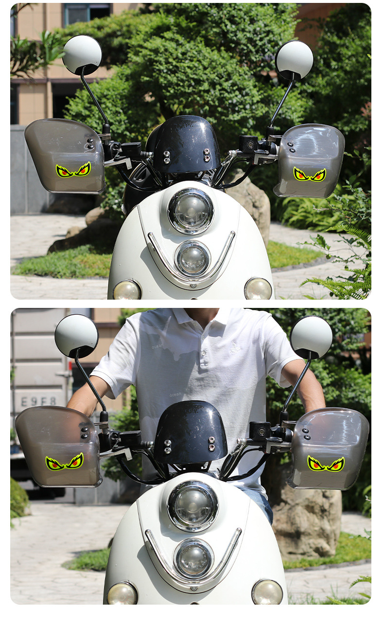 Electric Scooter Handlebar Wind Shield Motorcycle Handlebar Wind Deflector Hand Guard Rainproof Windproof Protective Gear