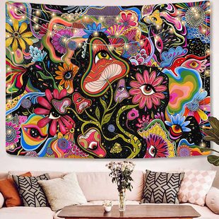 Factory Direct cross-border European and American hanging cloth foreign trade eBay Yama home tapestry wall hanging plant digital printing tapestry