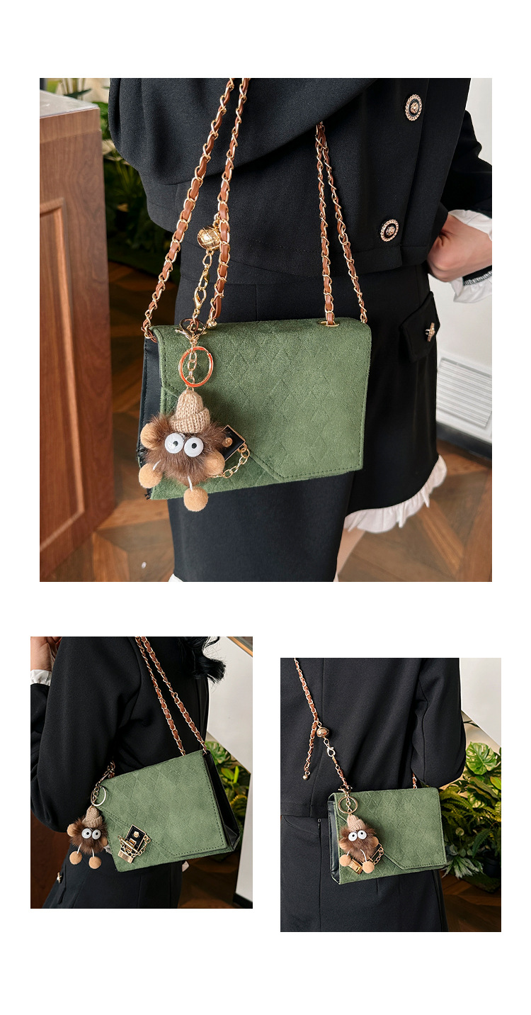 2024 Spring New Trendy Women's Texture Leisure Personality Small Square Single Shoulder Crossbody Bag_voghion.com