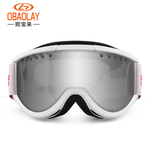 New cylindrical ski goggles double-layer anti-fog men's and women's outdoor wind and sand ski goggles ski goggles equipment