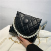 Small bag, shoulder bag, fashionable one-shoulder bag from pearl, 2021 collection, western style