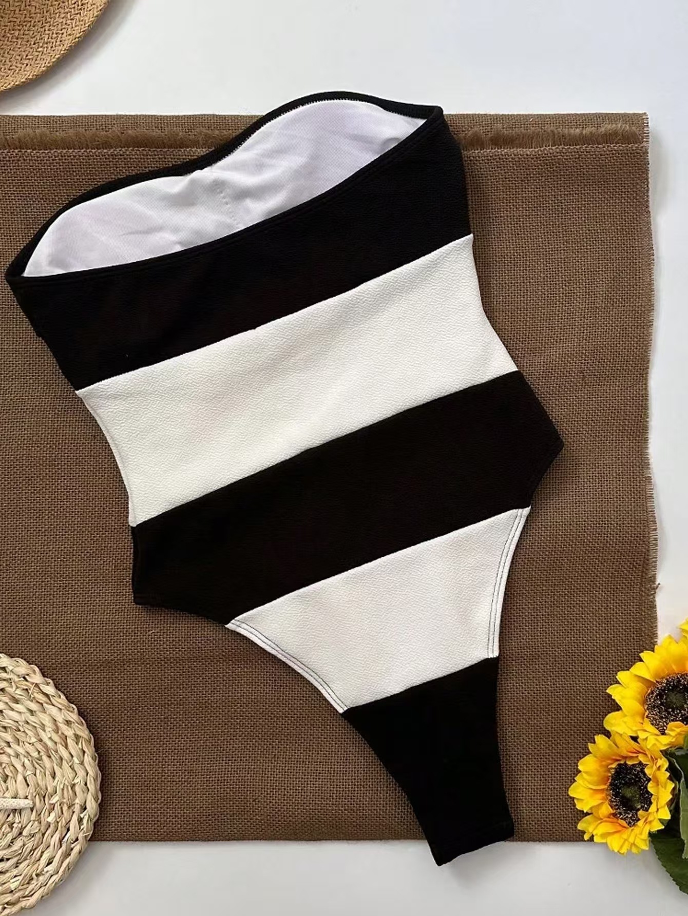 High Waisted Bikini One Piece Swimsuit Sexy Beachwear For Women_voghion.com