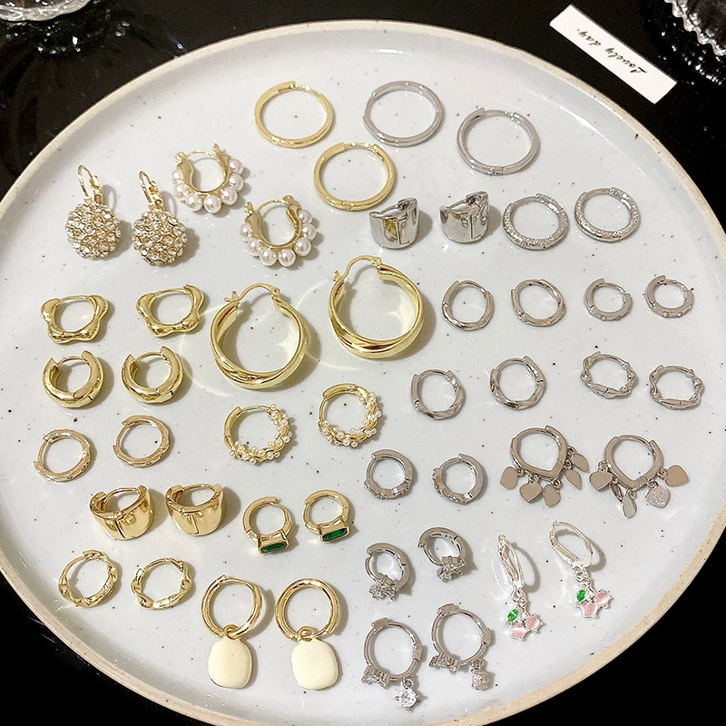 Серьги с Zircon из жемчуга, стиль роскоши, простой и элегантный дизайн
