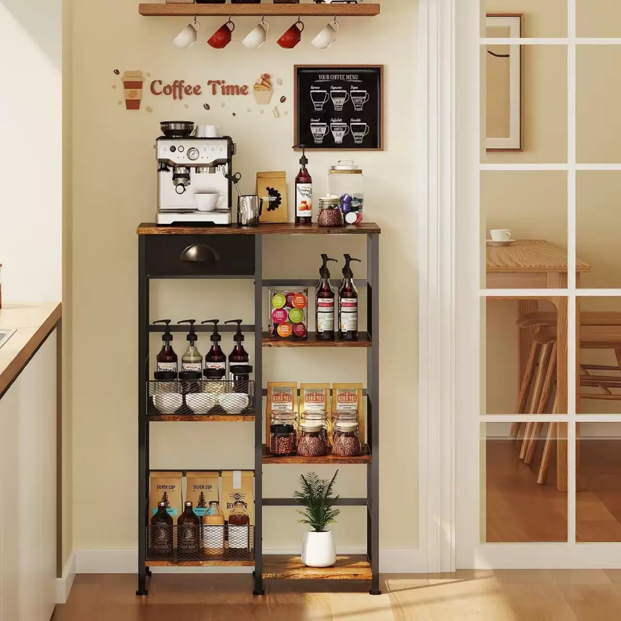 收纳柜家用衣服玩具零食塑料储物柜多层加厚免安装玩具杂物收纳柜