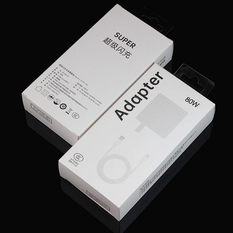 80W Super flash cargador para OPPOreno9pro findx6 K10 ACE cargador de carga rápida cable de datos