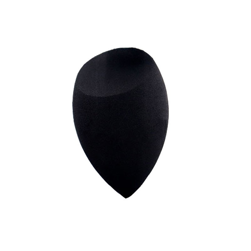 Huevo de maquillaje de belleza, soplo de maquillaje, negro clásico, variedad de formas, maquillaje de forma especial, huevo, herramienta de goteo de corte oblicuo sin látex