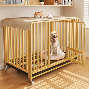 Dog Cage for Large Dogs, Golden Retriever, Medium-Sized Dog, Small Dog, Teddy Bichon, Extra-Large Pet Kennel with Toilet Separation