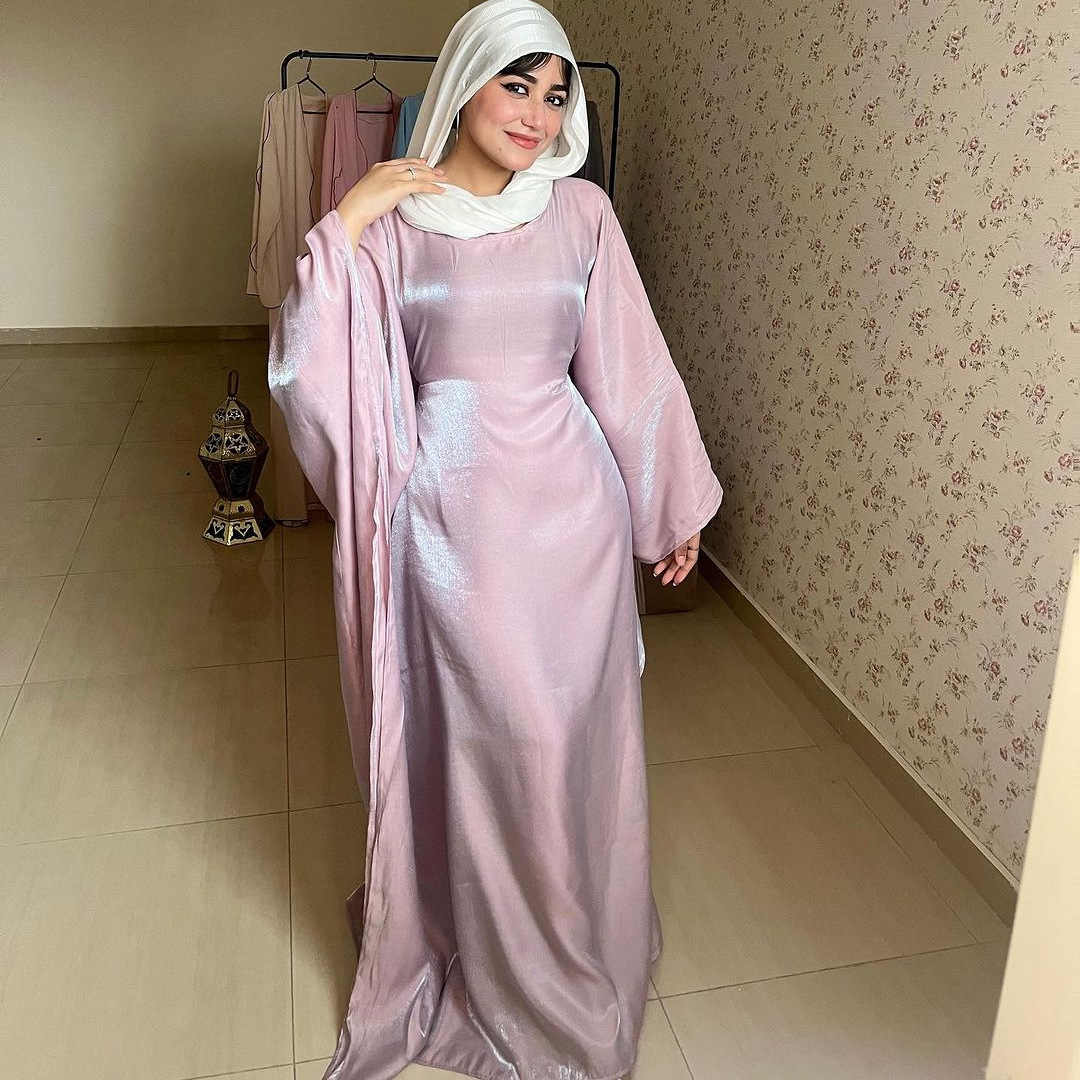 In Stock 2024 New Model Middle Eastern Arab Dubai Long Abaya Clothing Loose Casual Robe Dress_ecoleips.com