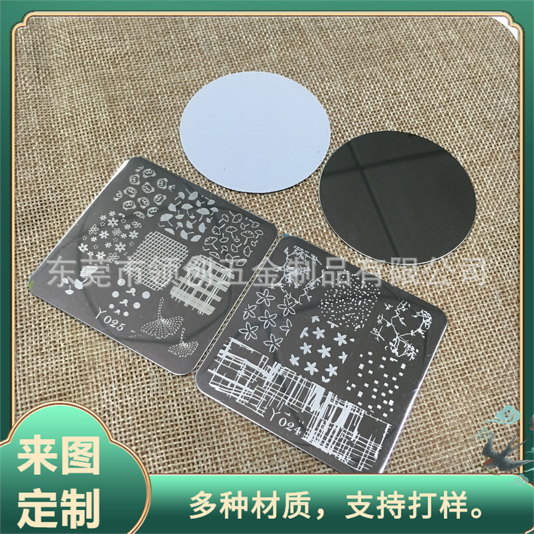 生产雕刻填色不锈钢牌 玫瑰金不锈钢标牌 镭射LOGO铭牌