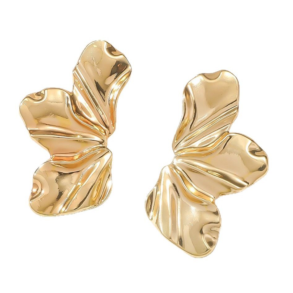 Boucles d'Oreilles Demi-Fleurs