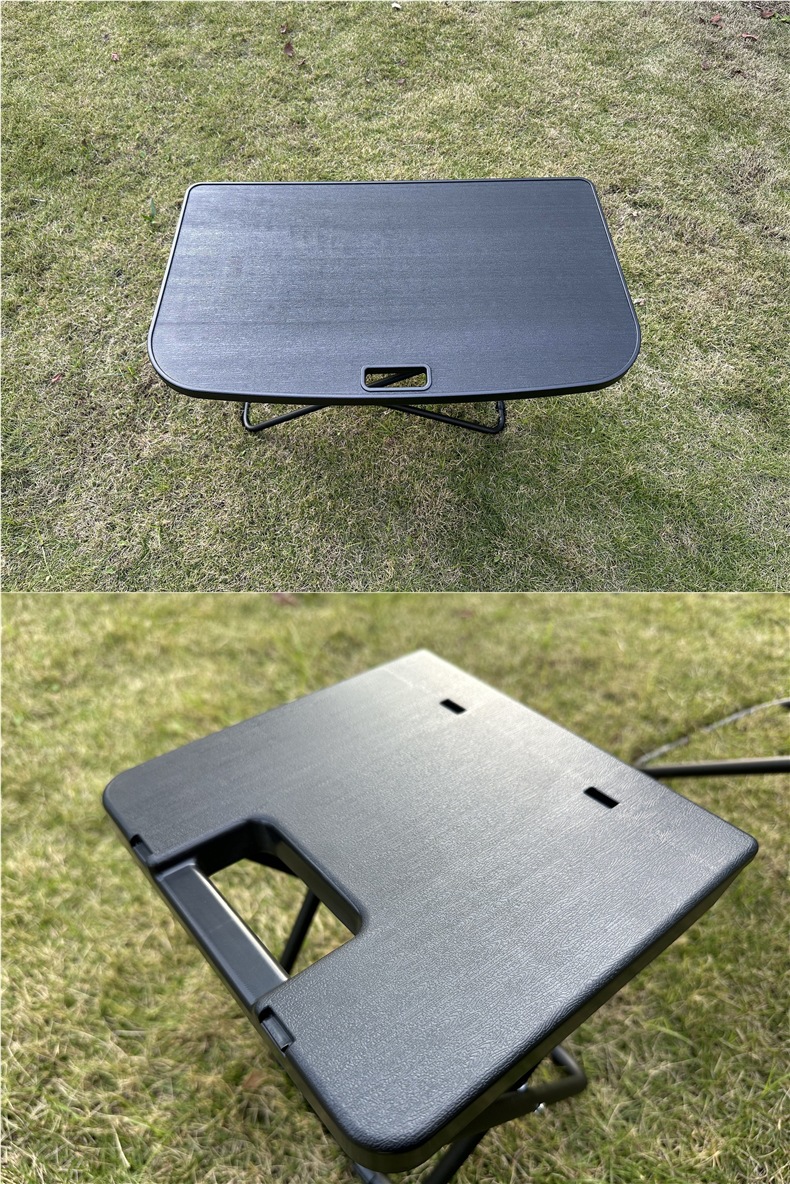 Suitable for Tesla Model Y3 New 3-Trunk Compartment Small Folding Table Board with Integrated Stool for Outdoor Camping