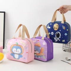 新商品3d立体アニメ弁当袋保温弁当箱学生ランチバッグ厚いアルミ箔外出保温バッグ