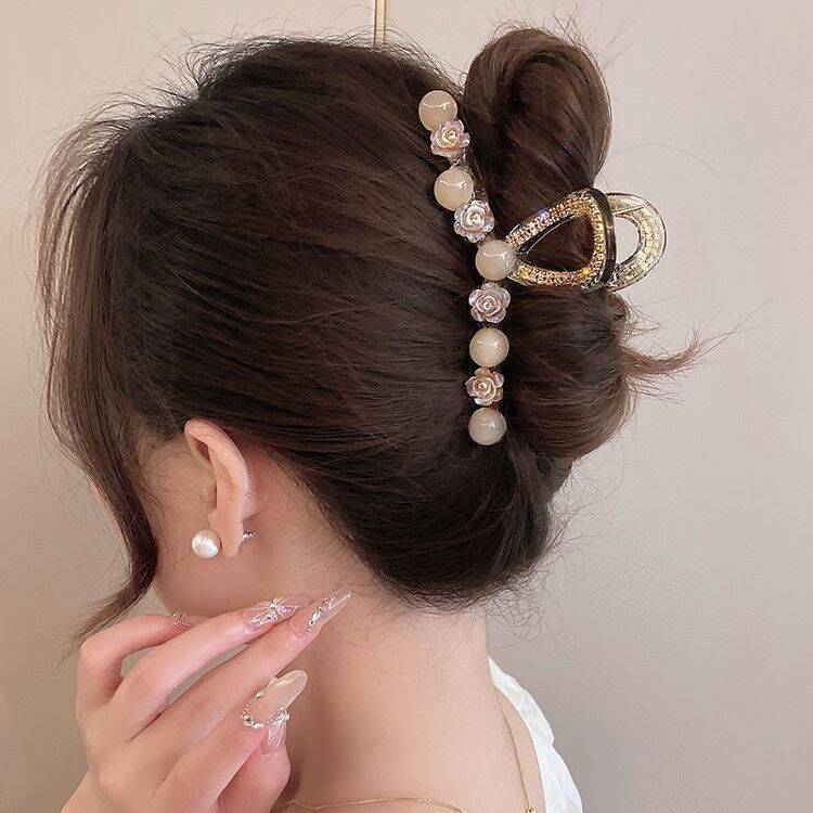 ドーパミンコントラストカラーグリッパー女性のかわいい多用途ヘアピン韓国スタイルのハイエンドヘアピン 2025 新しいアクリルヘアアクセサリー|undefined