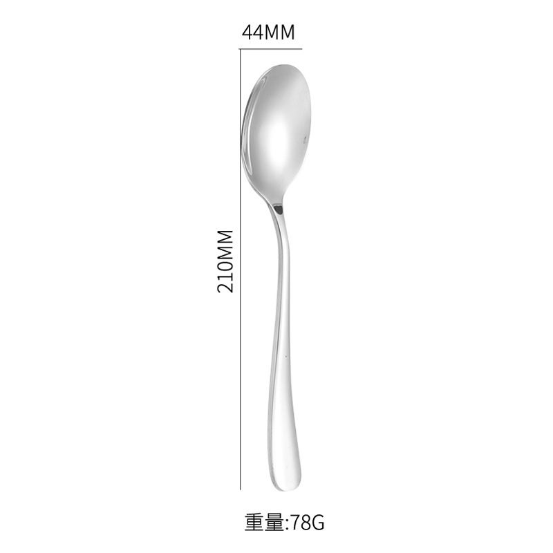 ステンレス食器81シリーズの厚いナイフフォークスプーン洋食ステーキナイフフォークスプーンホテル食器用品|undefined