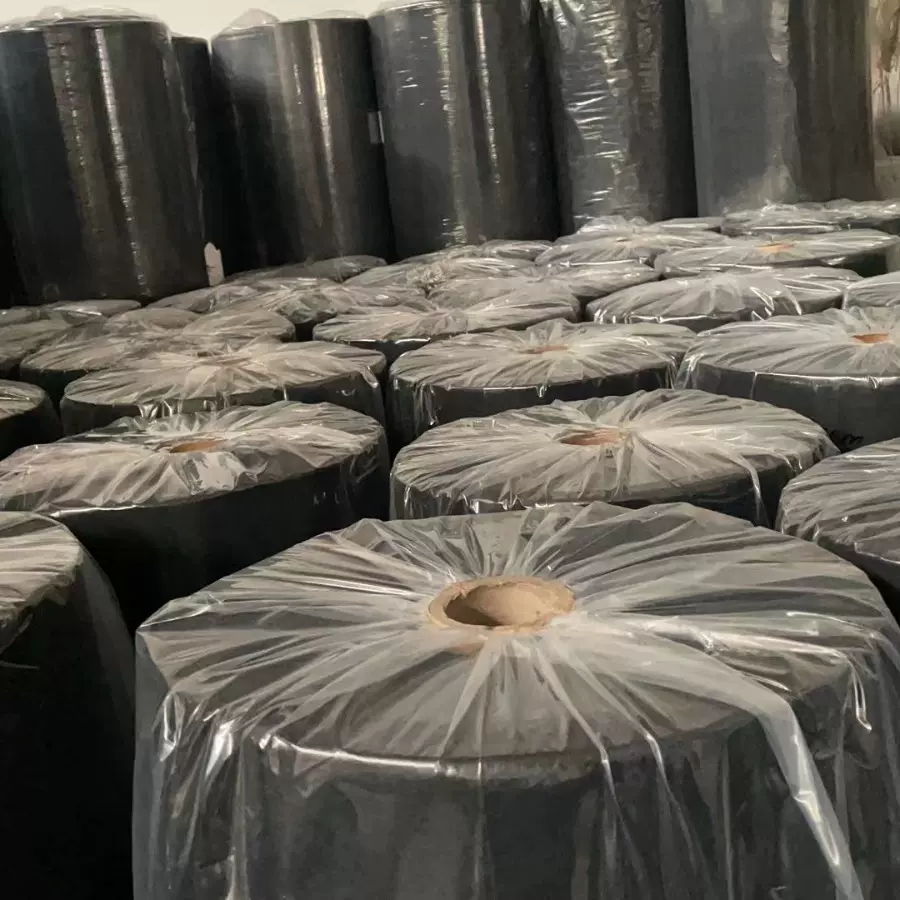 厂家现货批发黑色丙纶PP无纺布 沙发底布纺粘黑色酷布供应