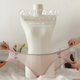 Big ~ fat MM antique cheongsam High split underwear women's sexy Chinese clothing wind waist lace ladies large size underwear
