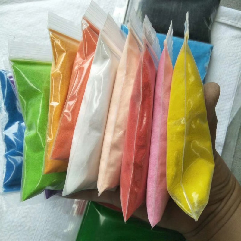 100克一袋彩砂 沙画庆典彩砂袋装细彩砂 染色彩砂
