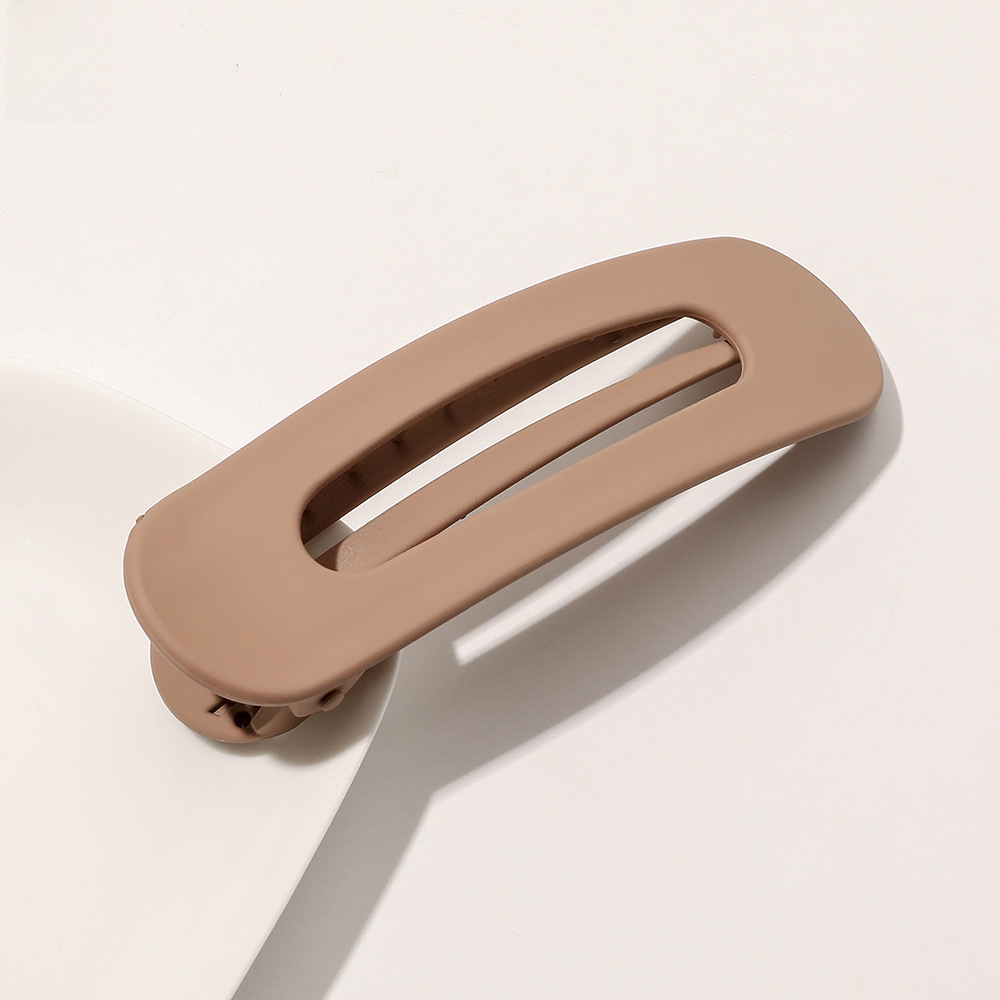 Qiyue matt värvi küljeklamber suur juuksenõel pesu näoklamber küljeklamber lihtne tukk juuksenõel pardilindiga peakate_voghion.com