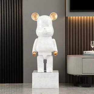 Modern Tv Cabinet Decorations, Simple and Light Luxury Living Room Cartoon Creative Piggy Bank, Internet Celebrity Violent Bear Floor-Standing Ornaments