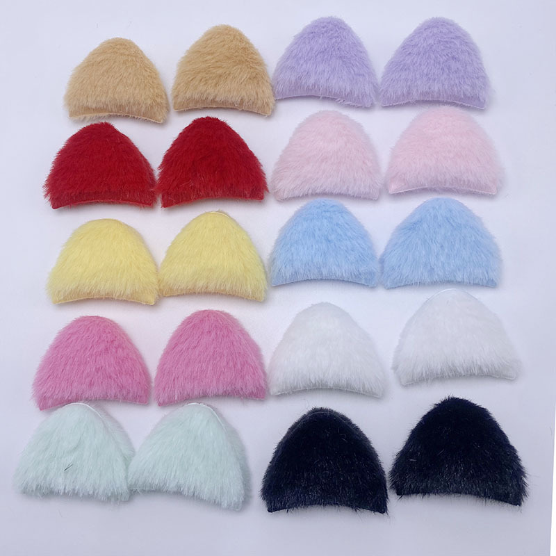 Double-Sided Cute Plush Cat Ears Kidsren's Hairpins Headband Hair Hoop Accessories Doll Decoration DIY Jewelry Accessories